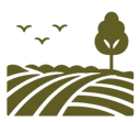 Regenerative farming icon representing soil-first value.